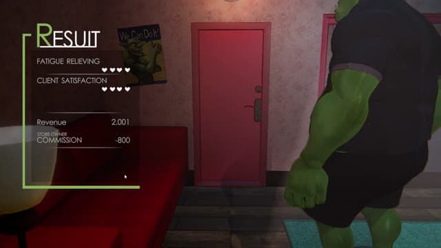 Orc Massage: Muscular Green Orc and Petite Blonde Elf