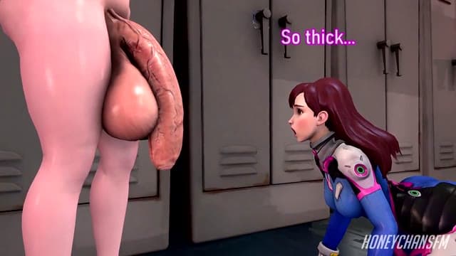 Overwatch Futanari: D.Va Gets Her Pussy Stretched by a Massive Futa Cock