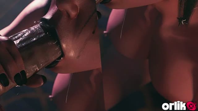 Dark Elf Sloppy Wet Blowjob & Intense Moans - 3D Animated Fantasy Porn