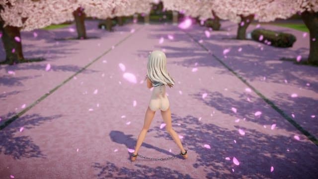 MORIAN Uncensored MMD 015: Loli in School Swimsuit and Ankle Chains