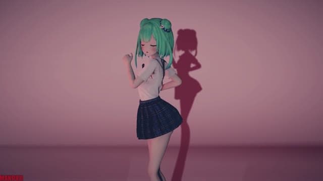 Uncensored MMD 015: Tiny Loli in School Uniform
